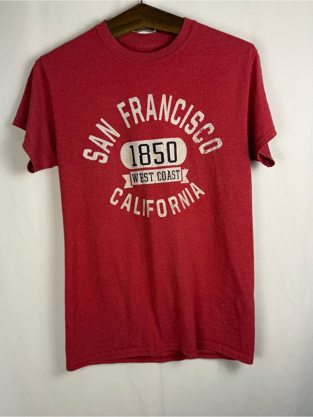 MV Sport Red San Francisco 1850 Graphic Tee